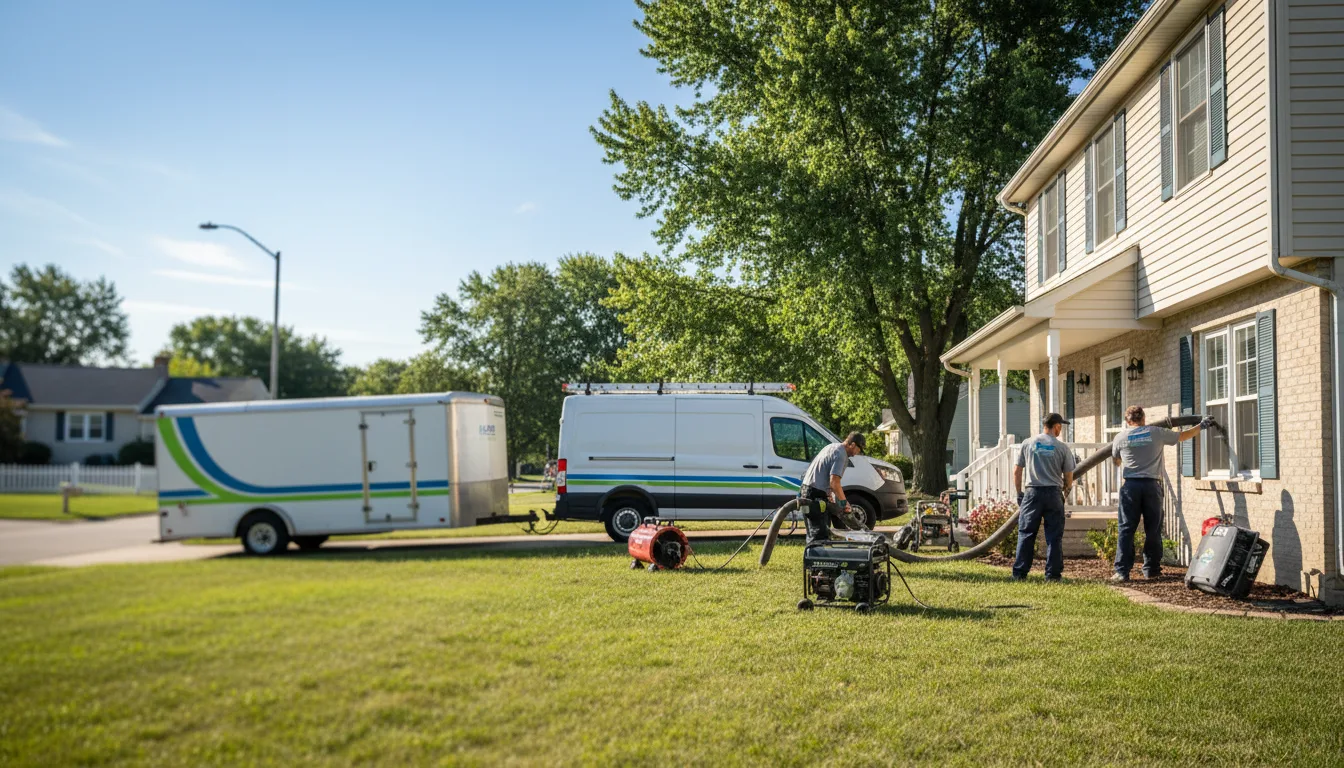 Flooded Basement Restoration And Cleanup With Repair in Centralia, MO near me